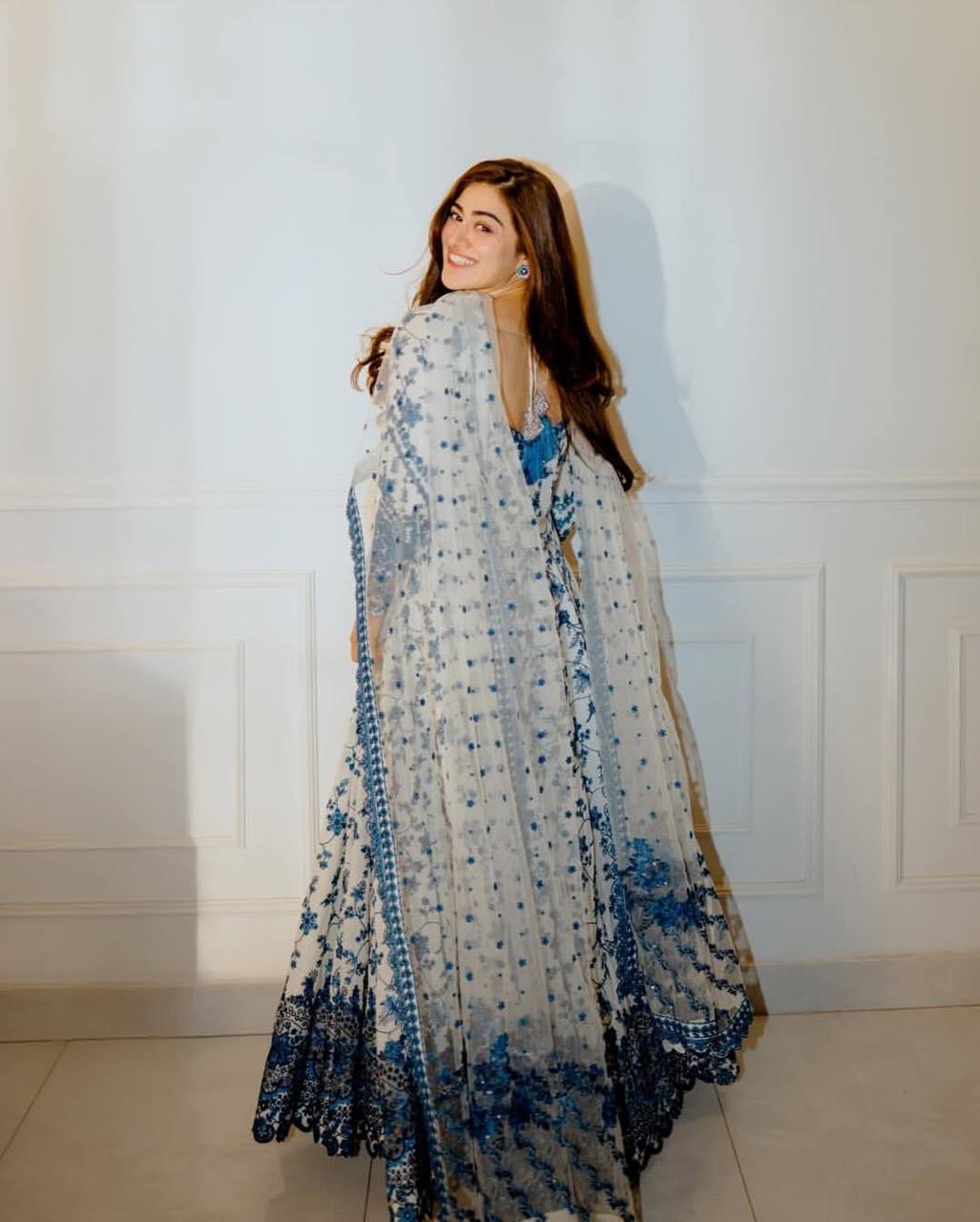 Sangeet Special Floral Anarkali Suit For Women | Anarkali Gown For Women