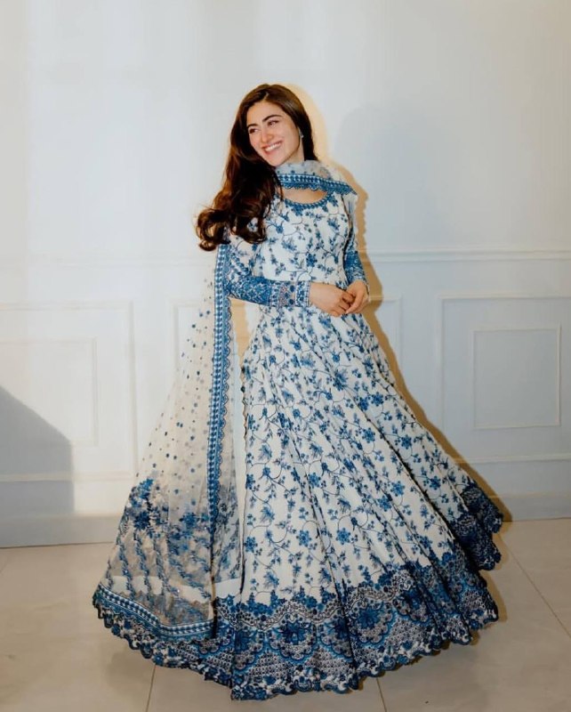 Sangeet Special Floral Anarkali Suit For Women | Anarkali Gown For Women