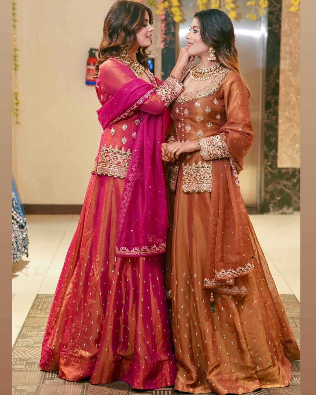 Wedding Ready To Wear Pink Lehenga Choli | Corset Wedding Lehenga For Women