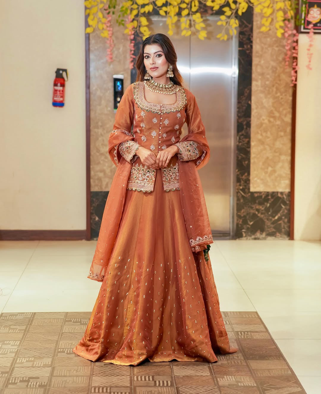 Wedding Ready To Wear Pink Lehenga Choli | Corset Wedding Lehenga For Women