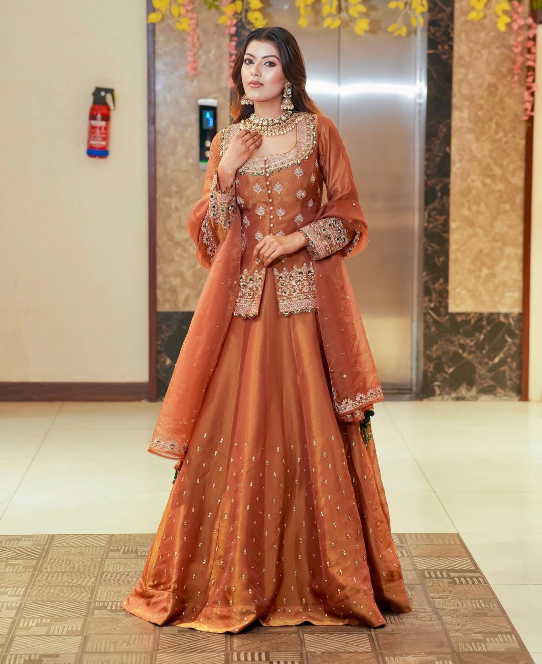 Wedding Ready To Wear Pink Lehenga Choli | Corset Wedding Lehenga For Women