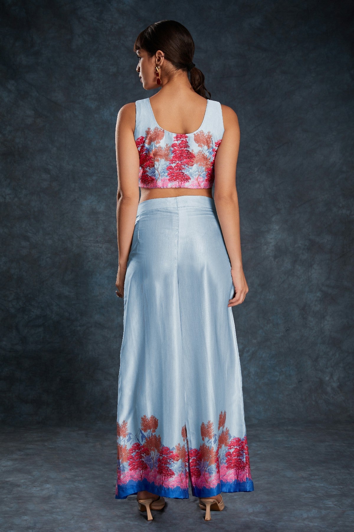 Sky Blue Satin Co-Ord Set – Luxe Comfort Meets Everyday Chic