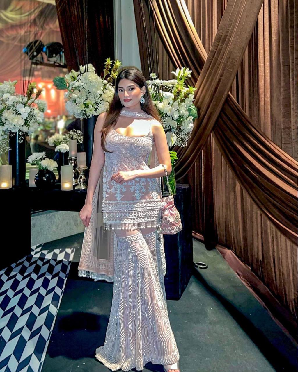 Wedding Wear Shamreen Spark Sharara Set