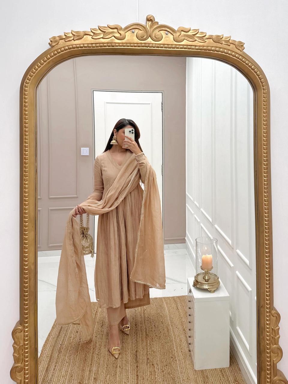 Festive Simple Hasina Anarkali Set