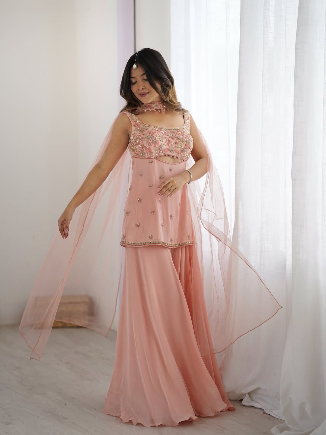 Festive Wear Aabroo Zariya Suit Set