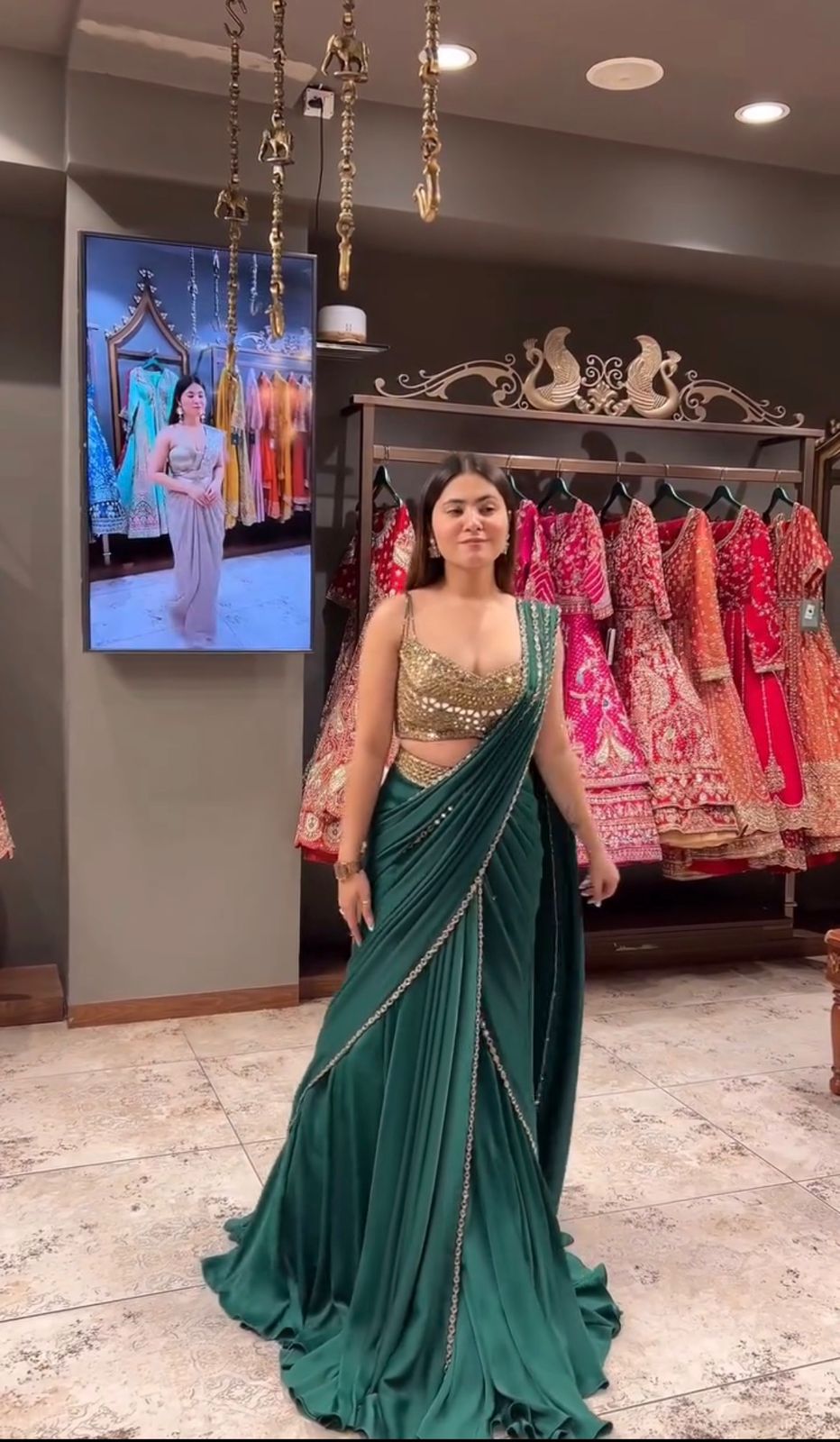 Ready To Wear Pine Blossom Fantasy Saree