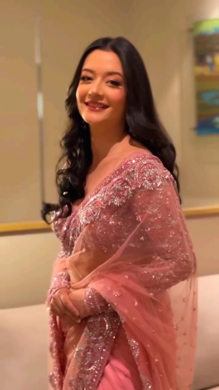 Designer Butterfly Net Saree with Embroidery & Sequin Work – Lightweight Party Wear